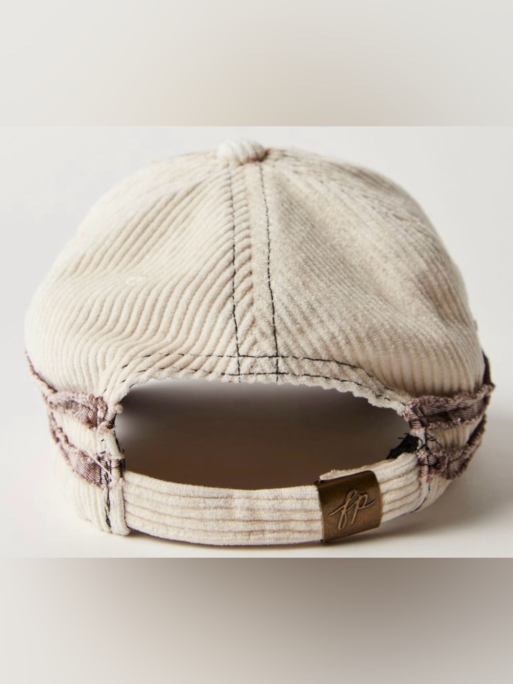FP Movement by Free People ~ Hollie Varsity Baseball Hat ~ Ivory ~ NWT ** - Picture 10 of 13